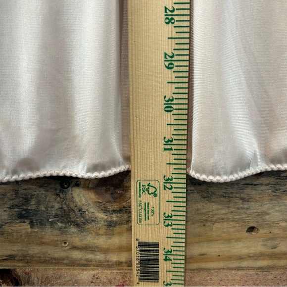 Vintage Kayser Long Slip Top Is Mesh Beige Size 36 - Picture 4 of 6